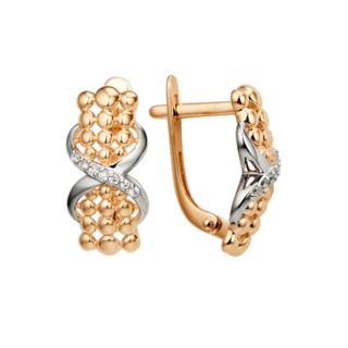 Серьги Династия 006932-1102 2,91гр. 