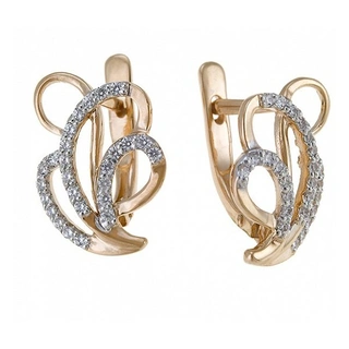 Серьги Лукас E01-Z-59384-Z 3,07гр.