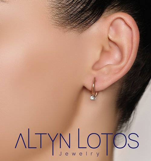 Серьги Imperial C1395-120 2,3гр. 