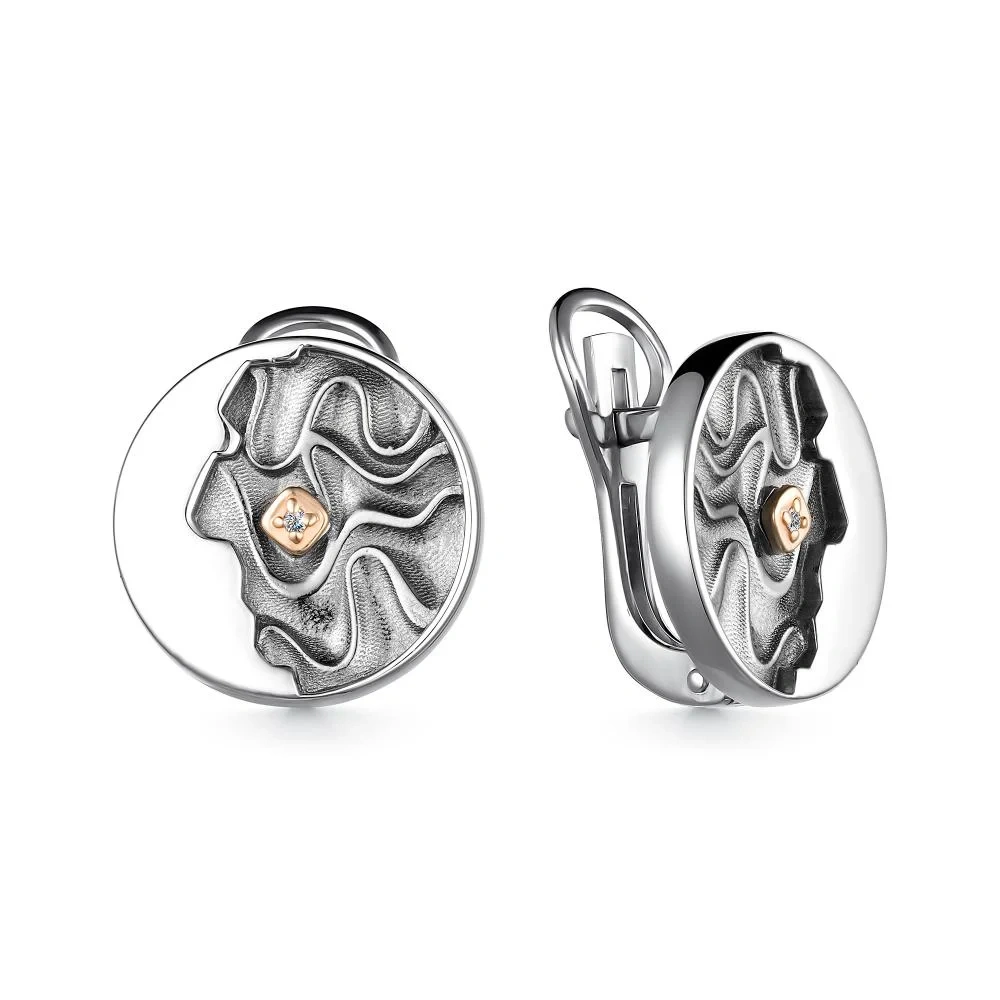 Серьги Алькор 02-3388_000Б-17 4.6гр