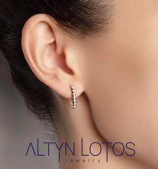 Серьги Кристалл NK051 2,38гр. 