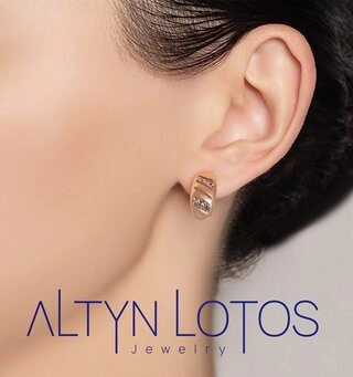 Серьги Династия 001562-1012 2.45гр. 