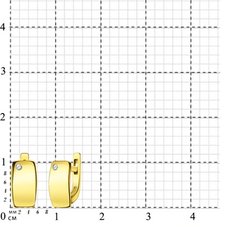 Серьги Atoll Aл20916 2,33гр.