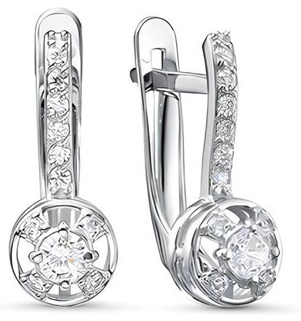 Серьги Delta б1206696 2,11гр 