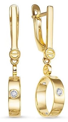 Серьги Delta л1202651 3,72гр 