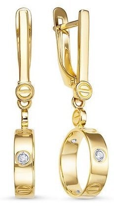 Серьги Delta л1202651 3,72гр 