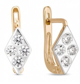 Серьги Лукас E01-Z-59451-Z 1,47гр. 