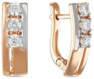 Серьги Лукас E01-Z-59747-Z 2.67гр 