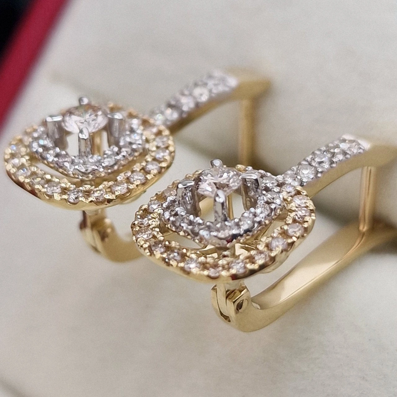 Серьги Deimantas 104732250 6,18гр 0,886ct. 