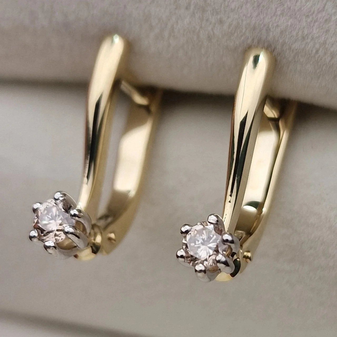 Серьги Deimantas 106481264 3,58гр 0,32ct. 