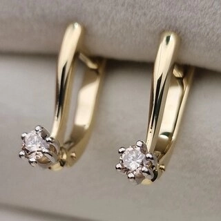 Серьги Deimantas 106481264 3,58гр 0,32ct. 