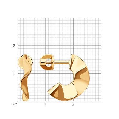 Серьги Sokolov 029118 3,81гр. 