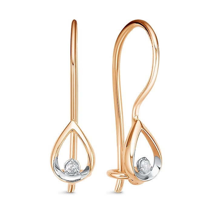 Серьги Family Jewelry С2868МП-120 0,7гр.