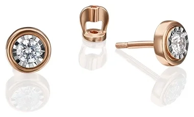 Серьги Platina 02-4303-00-501-1111-38  - фото 2