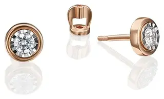 Серьги Platina 02-4303-00-501-1111-38  - фото 2