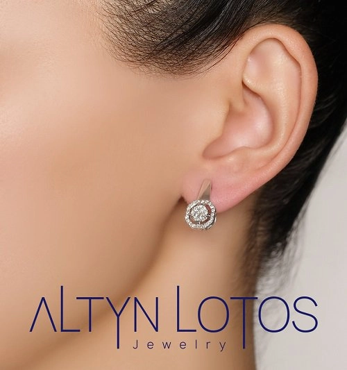 Серьги Imperial C1641-220 3,38гр. 