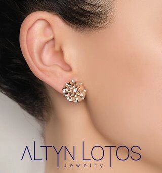 Серьги Династия 015462-1102 3,45гр. 