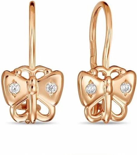 Серьги Лукас E01-Z-59510-Z 1,06гр.