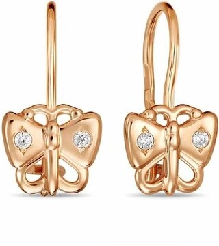 Серьги Лукас E01-Z-59510-Z 1,06гр.