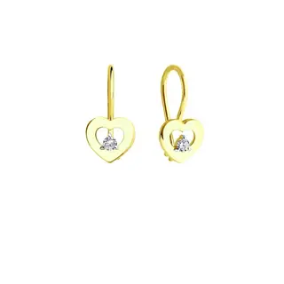 Серьги Diamant 53-120-02252-1 0.95гр