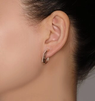 Серьги Династия 025072-1102 2,42гр. 