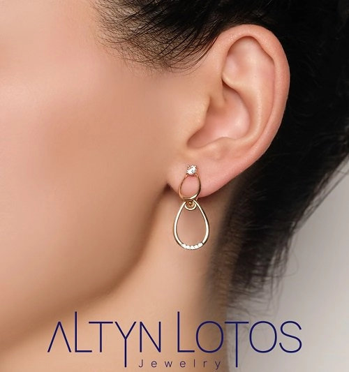 Серьги Санис 01-215600 2,77гр. 