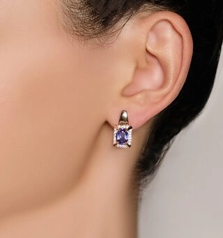 Серьги Magic Stones 02-3-373-8501-011 4.94гр. 