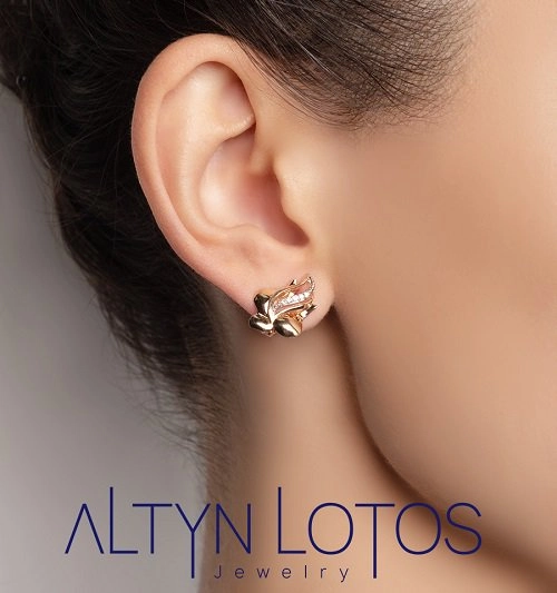 Серьги Кристалл NH748 2,86гр. 