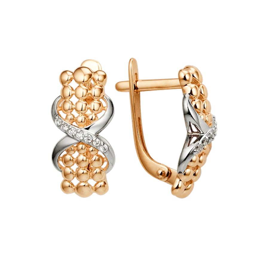 Серьги Династия 006932-1102 2,9гр.  - фото 2