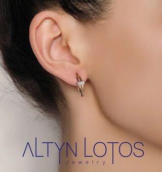 Серьги Династия 005232-1102 2,72гр. 