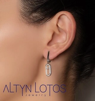 Серьги Mi Amor С365-220 3,61гр. 