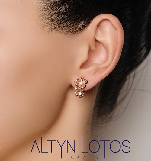 Серьги Династия 012232-1102 2.68гр. 