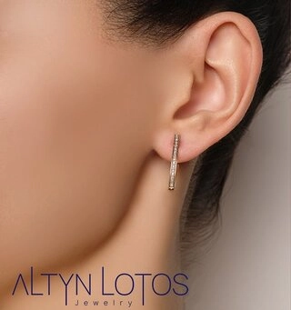 Серьги Imperial С0876-320 2,44гр. 