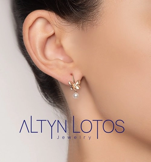 Серьги Кристалл NJ128 2,43гр. 