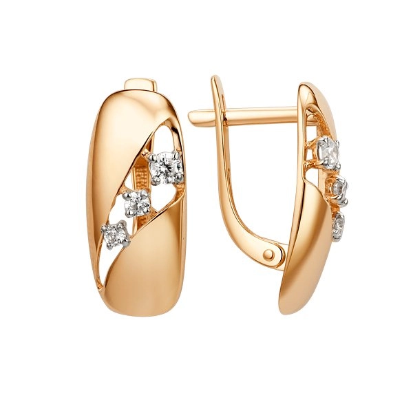 Серьги Династия 012642-1102 2,75гр. 