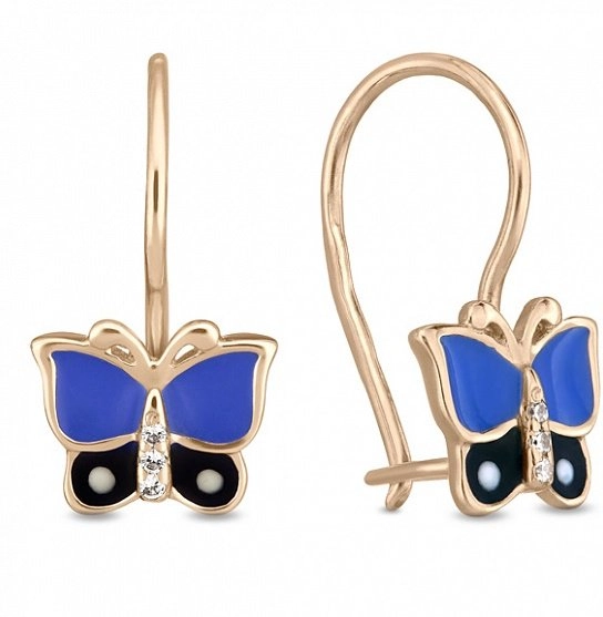 Серьги Лукас E01-C-EL-59467-Z 1,5гр.