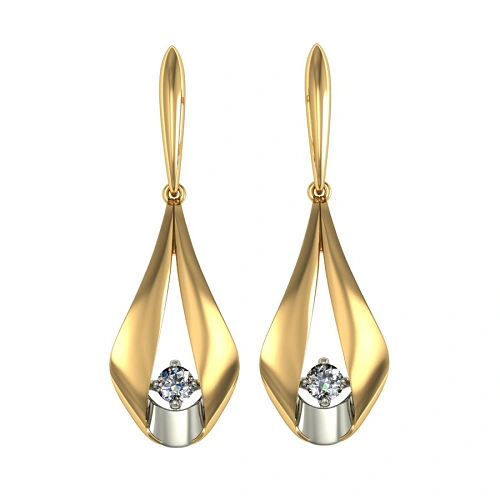 Серьги Санис 01-215456 3,92гр.  - фото 2