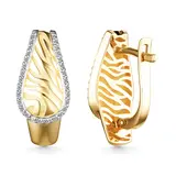 Серьги Goldos 25796-300 4,1гр 0,209ct.