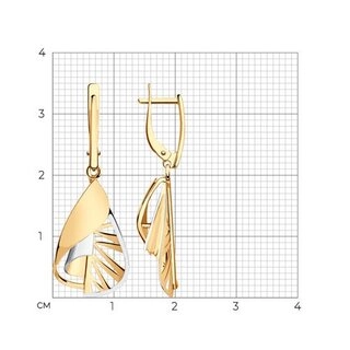 Серьги Sokolov 029094 4,37гр. 