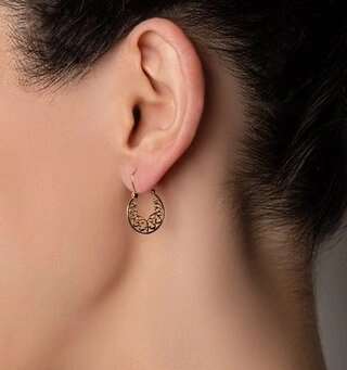 Серьги Кристалл NM224 2,32гр. 