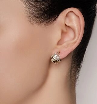 Серьги Кристалл NH617 3,66гр. 