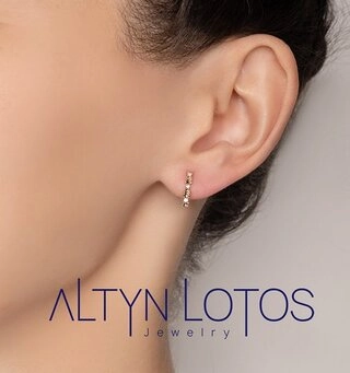 Серьги Кристалл NI331 1,87гр. 