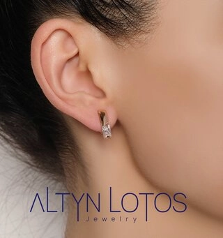 Серьги Династия 009642-1100 2,55гр. 