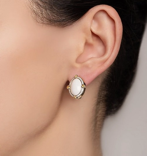 Серьги Кристалл NM166 6,95гр. 