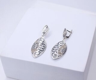 Серьги Кристалл-L С-05-11 7,4гр. 