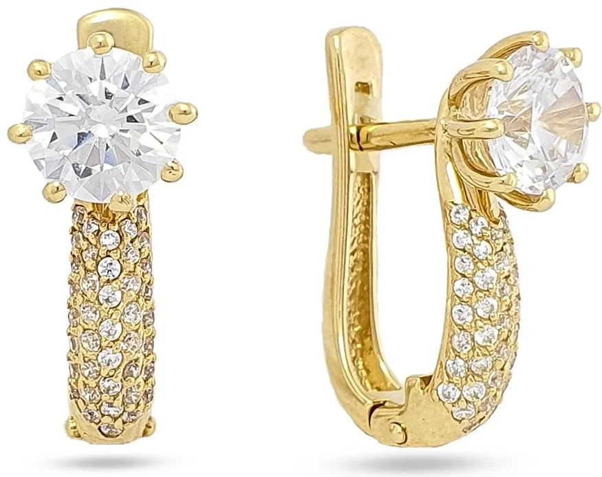 Серьги Goldos 143753 4.4гр  - фото 2