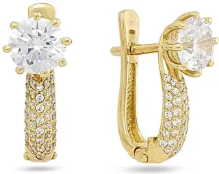 Серьги Goldos 143753 4.4гр  - фото 2