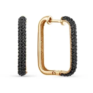 Серьги Goldos 359-40-СЗН 5гр 