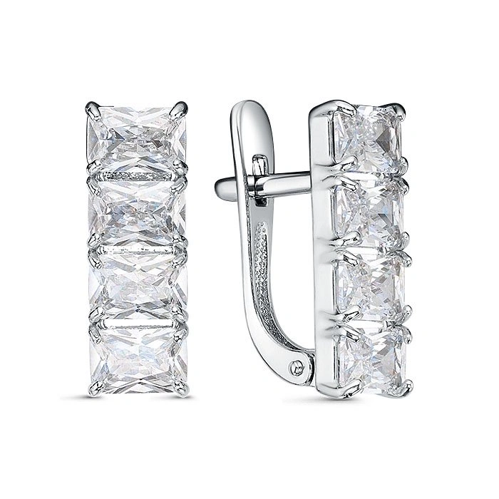 Серьги Family Jewelry С2116/Ag-610 4,1гр.