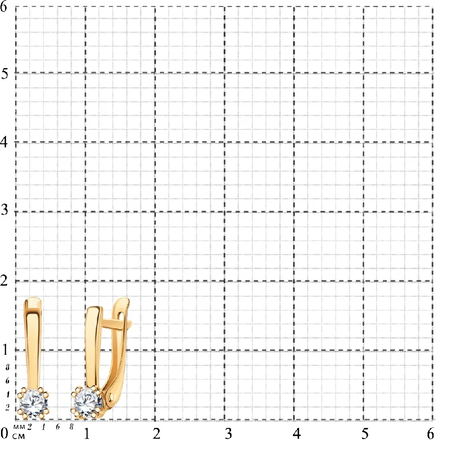 Серьги Атолл 20850 2.25гр  - фото 3